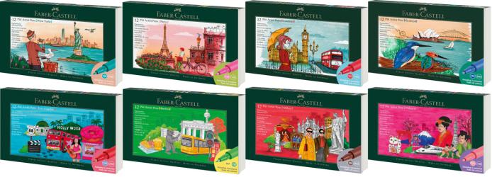 ANGEBOT: Tuschestift PITT artist pen Städte Sets
