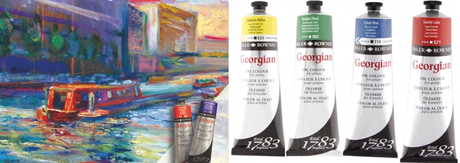 Daler Rowney Georgian Öl- Einzelfarben