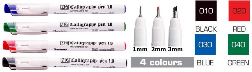 Kuretake ZIG CALLIGRAPHY Pen Oblique Tip