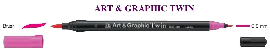 Kuretake Art & Graphic Marker einzeln