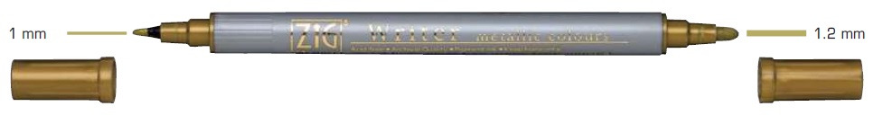 Kuretake ZIG Memory WRITER METALLIC