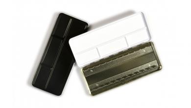 24er Set Renesans Aquarellfarben 1/2 Napf Metalletui leer 