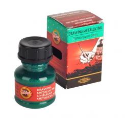 Koh I Noor Zeichentusche Metallic Grün 