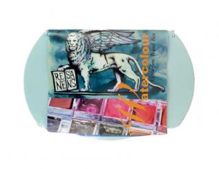 10er Set Renesans Aquarellfarbe Godet 1/2 Napf Kunstsoffetui 