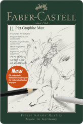 Faber Castell Pitt Graphite Matt 11er Metall-Etui 