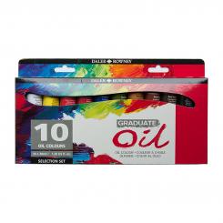 Daler Rowney Graduate Ölfarben Selection Set 10x38ml 