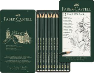 Bleistift CASTELL 9000 ART SET 12er 