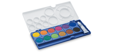 Deckfarbkasten aquaplus 12er blue 