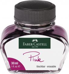 Faber Castell Tintenglas 30 ml Pink löschbar 