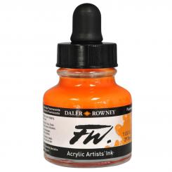 Daler Rowney Liquid Acryl Tinte 653 Fluorescent Orange 29,5ml 