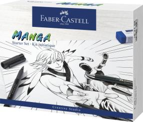 Faber Castell Tuschestift PITT artist pen Manga Starter Set 