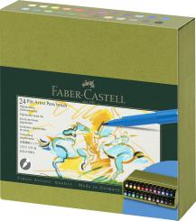 Faber Castell Tuschestift PITT artist pen B 24er Set Atelierbox 