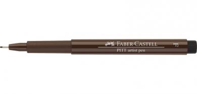 Faber Castell Tuschestift sepia dunkel 175 PITT artist pen F Fineliner 