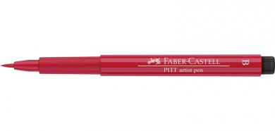 121 geraniumrot hell Faber Castell Tuschestift  PITT artist pen B 