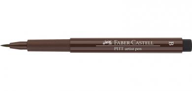 175 sepia dunkel Faber Castell Tuschestift  PITT artist pen B 