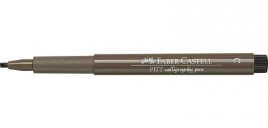 C 177 walnussbraun Faber Castell Tuschestift PITT artist pen 
