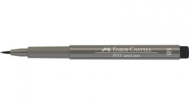 Faber Castell Tuschestift warmgrau IV 273 PITT artist pen SB soft brush 