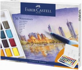Aquarellfarbkasten / Näpfchen 36er Faber Castell 
