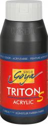 Triton S Acrylfarbe Glanzeffekt Schwarz 750 ml 