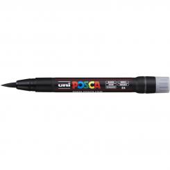Posca Marker schwarz-24 PCF-350 (Pinselspitze)  0,1 - 10 mm 