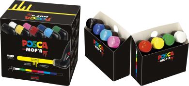 Posca Marker MOP'R 8 Etui PCM-22  (Rund Spitze) 3-19 mm 