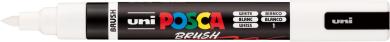 Posca Marker weiß-1 PC-5BR (Pinselspitze) 1-4mm 