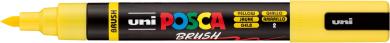 Posca Marker gelb-2 PC-5BR (Pinselspitze) 1-4mm 