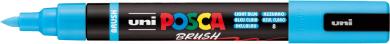 Posca Marker hellblau-8 PC-5BR (Pinselspitze) 1-4mm 