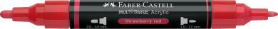 Faber-Castell Multimark Acrylic 219 Strawberry red 2 Spitzen Marker 