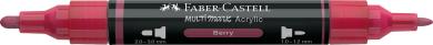 Faber-Castell Multimark Acrylic 433 Berry 2 Spitzen Marker 