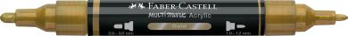 Faber-Castell Multimark Acrylic 250 Gold 2 Spitzen Marker 
