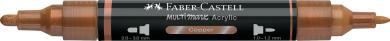 Faber-Castell Multimark Acrylic 252 Copper 2 Spitzen Marker 