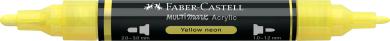 Faber-Castell Multimark Acrylic 256 Yellow neon 2 Spitzen Marker 