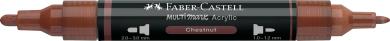 Faber-Castell Multimark Acrylic 378 Chestnut 2 Spitzen Marker 
