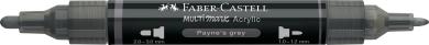 Faber-Castell Multimark Acrylic 181 Payne´s grey 2 Spitzen Marker 