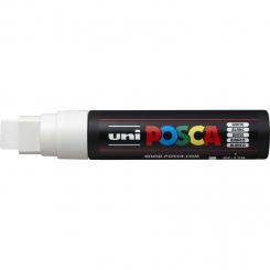 Posca Marker weiß-1 PC-17K (Extrabreite Rechteckspitze) 15 mm 