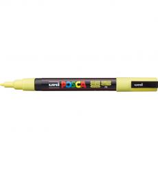 Posca Marker lichtgelb-P2 PC-3M  (Rundspitze fein) 0,9 - 1,3  mm 