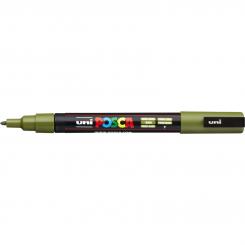 Posca Marker khakigrün-7 PC-3M  (Rundspitze fein) 0,9 - 1,3  mm 