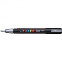 Posca Marker silber-26 PC-3M  (Rundspitze fein) 0,9 - 1,3 mm 