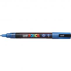 Posca Marker Glitter Blau / Dunkelblau-33 PC3ML (Rundspitze fein)  0,9 - 1,3  mm 
