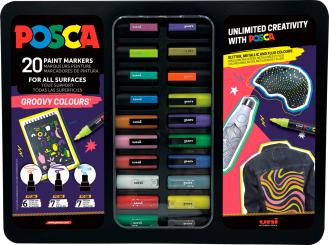 Posca Marker Groovy Colours Metall Etui 20er Set 