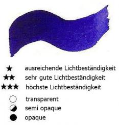 19 Indigoblau Renesans Aquarellfarbe Godet 1/2 Napf 