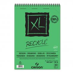 CANSON XL A4 Recycled Spiralbindung oben 