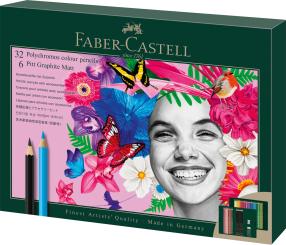 Faber-Castell Polychromos & Pitt Graphite Matt Geschenkset 40-teilig 