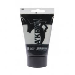 Renesans A'KRYL Satine 'Acrylic  Silver 28 100ml