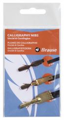 3er Set Feder Caroline und Onciale Bandzug 4 mm, Speedball 5 mm, Plakat 10 mm 