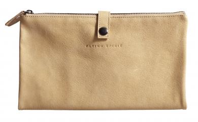 Mäppchen flach 2Fach 27x23,6x2,8 cm beige 