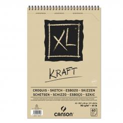 CANSON XL A3 Kraft Spiralbindung oben 