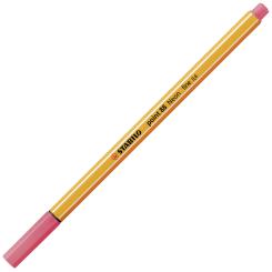 Fineliner - STABILO point 88 - Einzelstift - Neonfarbe, leuchtfarbenrot 