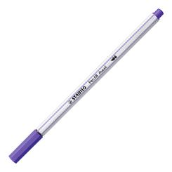 Premium-Filzstift mit Pinselspitze für variable Strichstärken - STABILO Pen 68 brush - Einzelstift - violett 